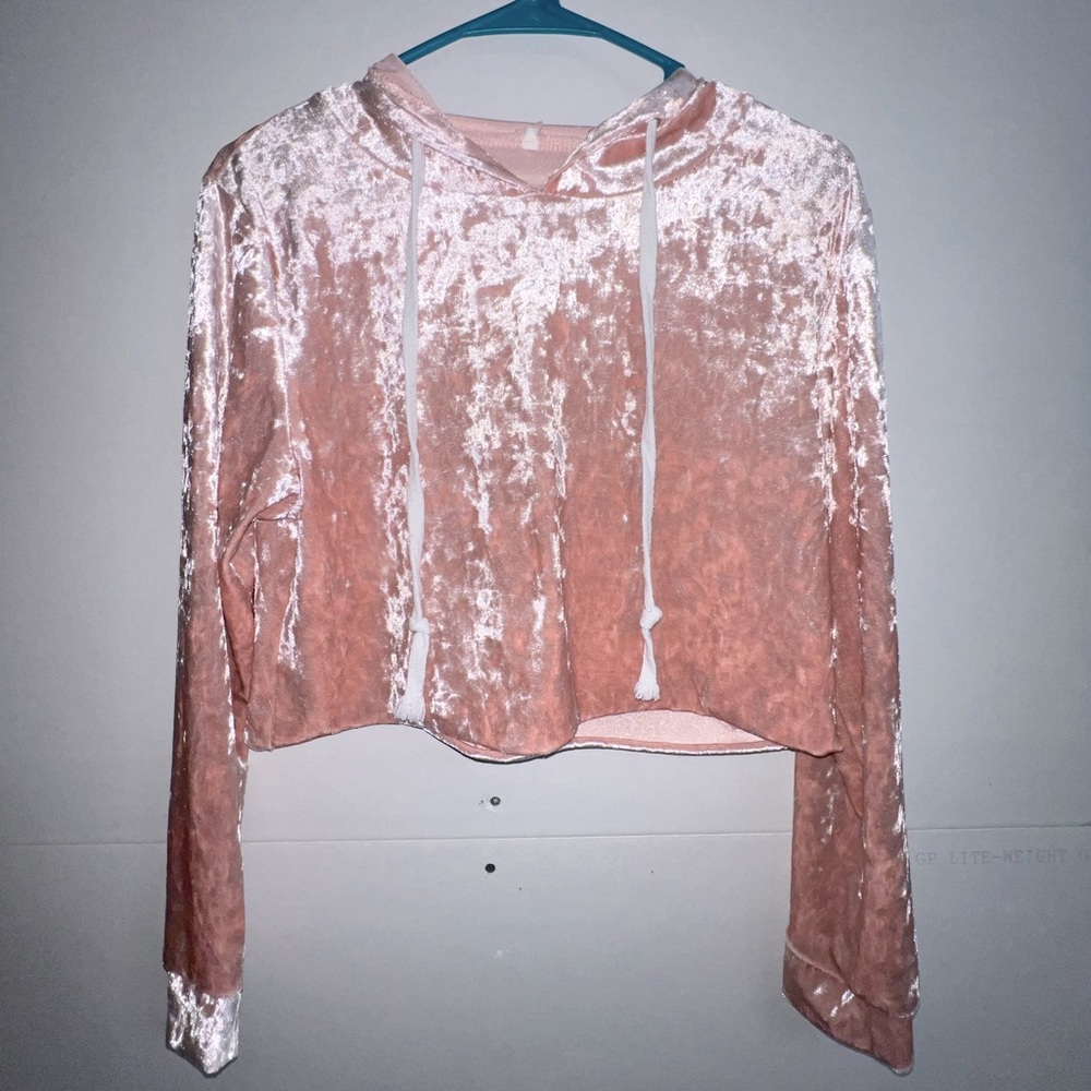 Pink light fit hoodie
